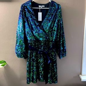 Baltic Born Xander Sequin Mini Dress - Women’s XL - NEW with tags!